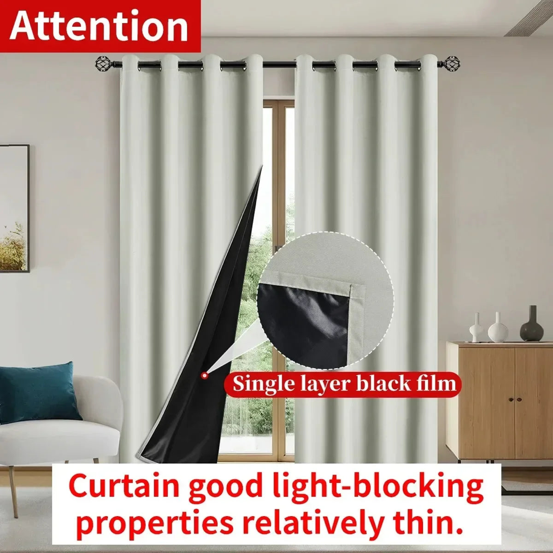 Grommet Blackout Curtains for Restful Rooms