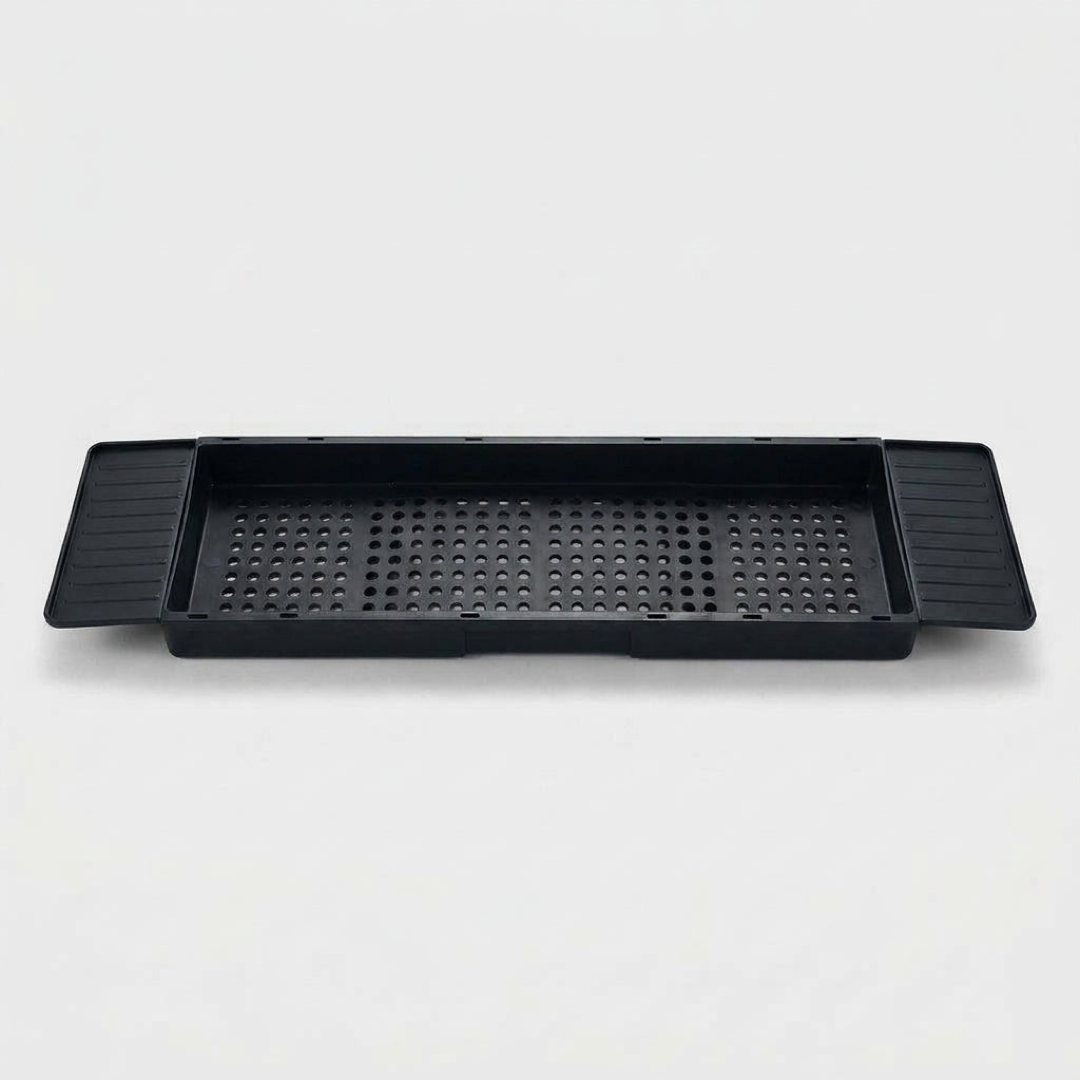 Expandable Bath Shelf for Clutter-Free Soaks