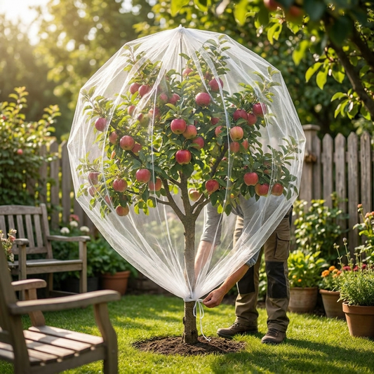 Netztasche für Obstbäume für gesündere Ernten