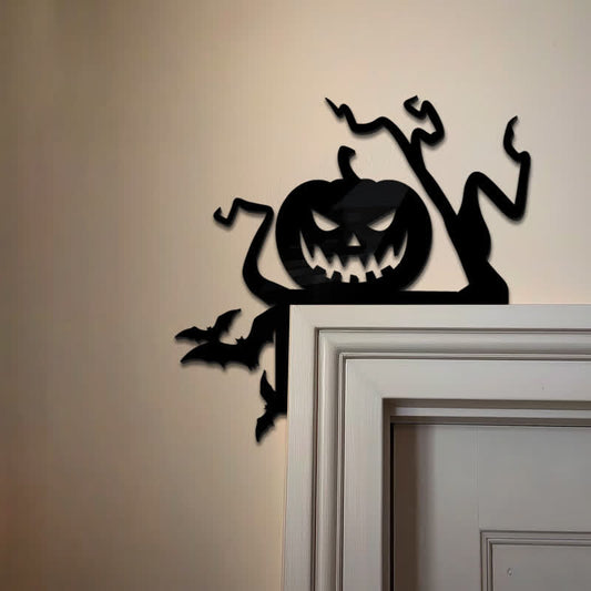 Halloween Pumpkin Door Corner Decoration