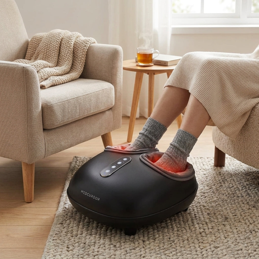 Heated Deep-Kneading Foot Massager for Daily Relief