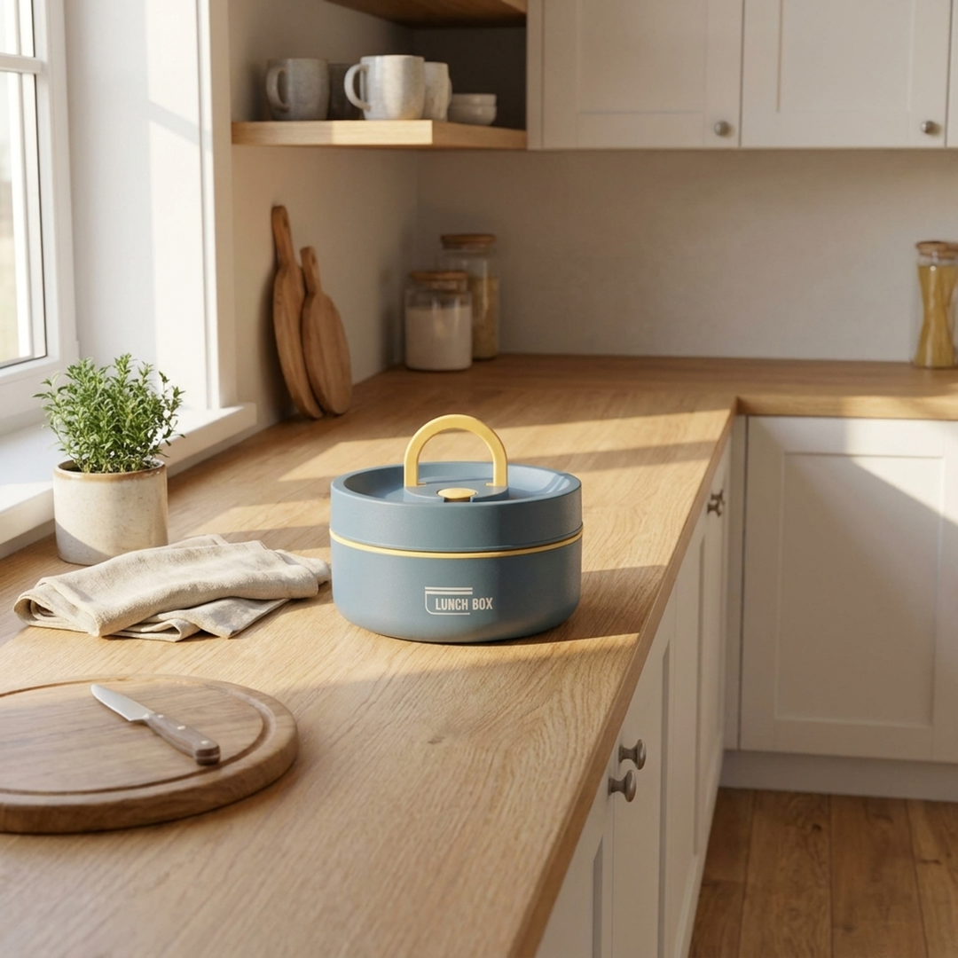 Stackable Insulated Lunch Box for Warm Meals