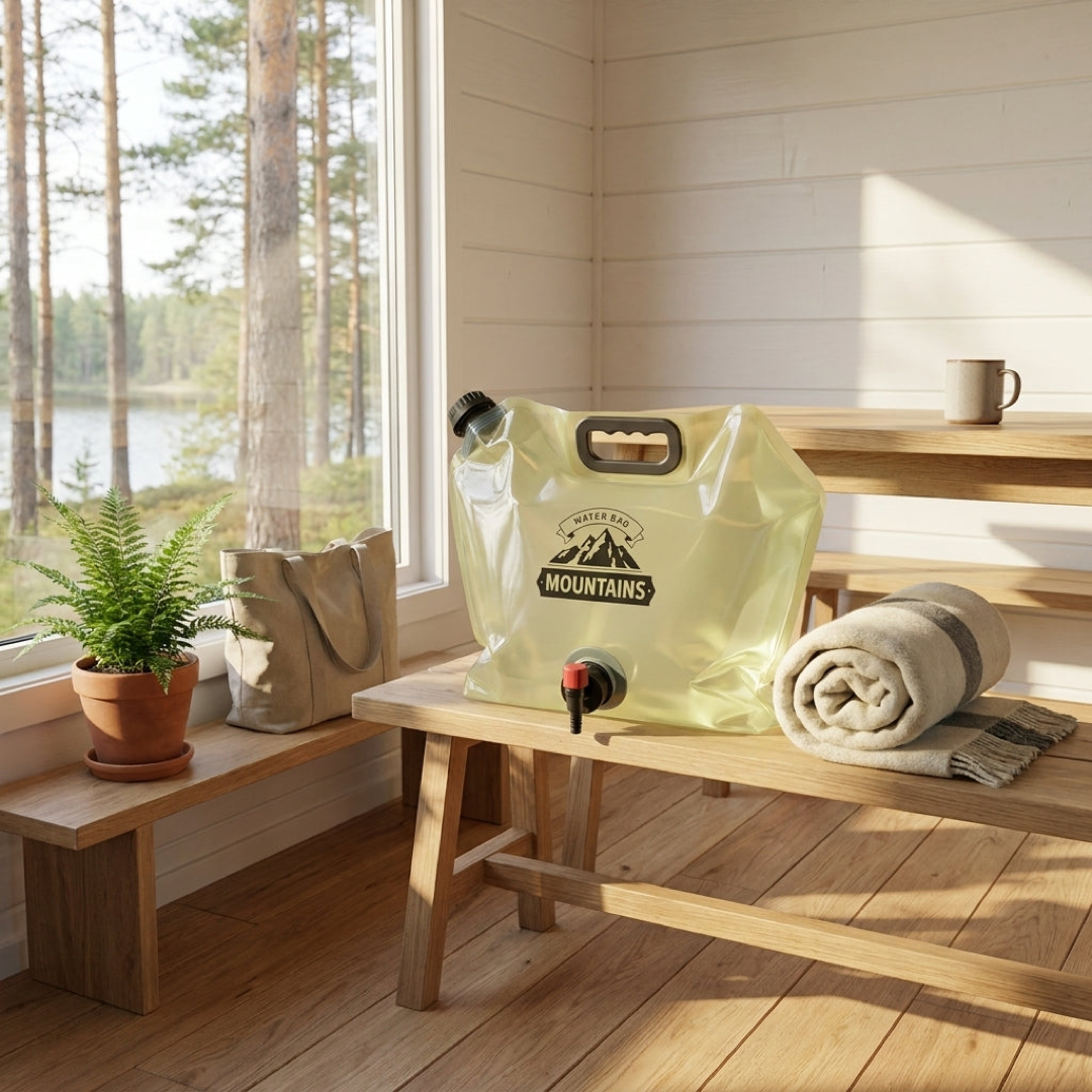 Collapsible Camping Water Jug for Easy Storage