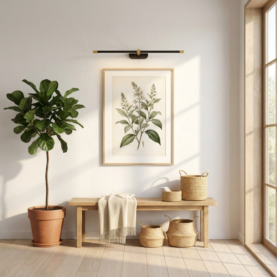Dual-Tone LED Wall Sconce for Warm Ambience