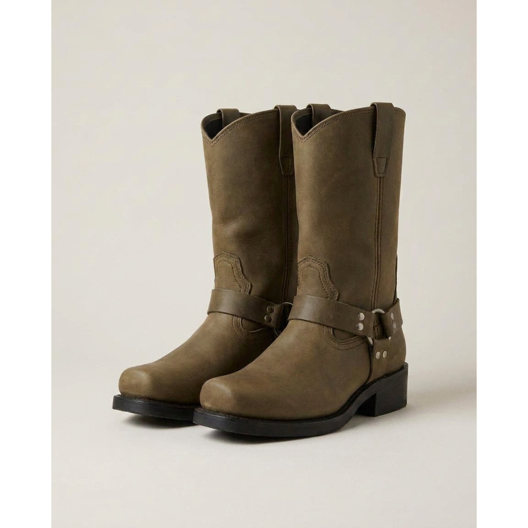 Men's Waterproof Harness Boots for Steady Traction