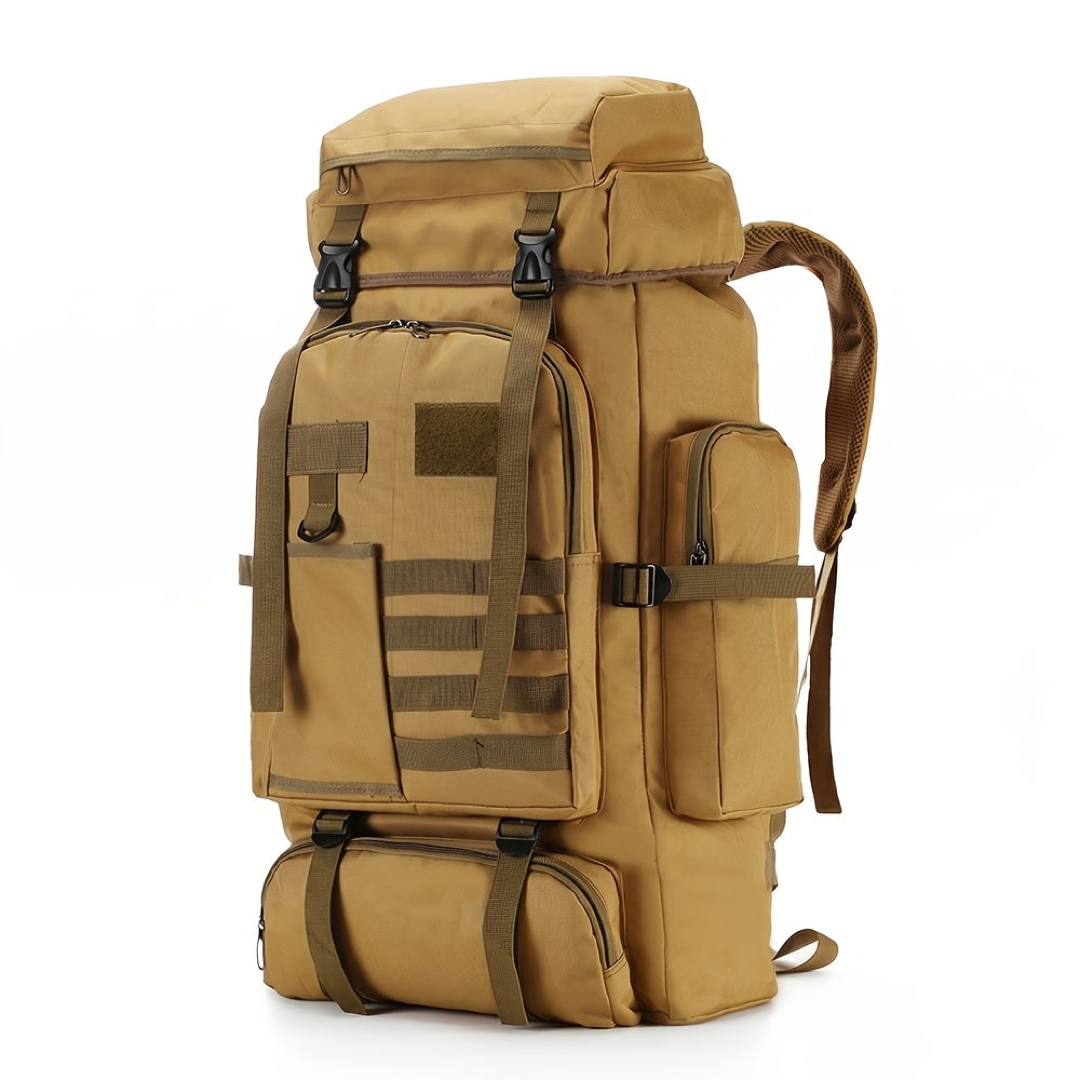80L Tactical Rucksack for Organized Expeditions