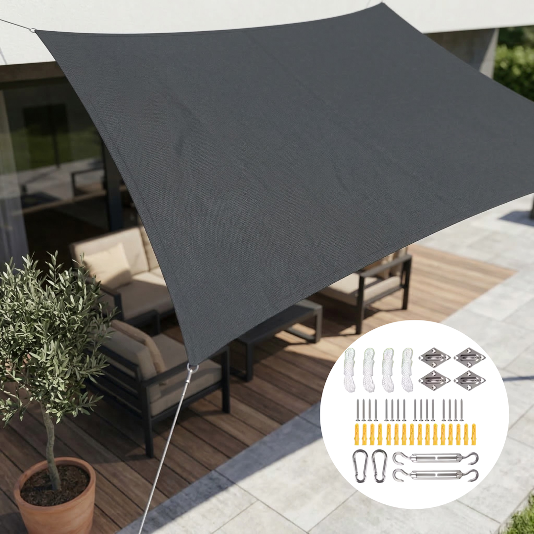 Waterproof Patio Shade for Sun and Light Rain