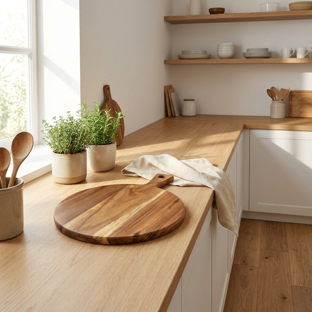 Acacia Prep & Serving Board With Juice Grooves