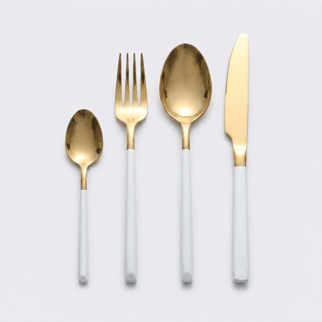 Sculpted Cutlery Set for Inviting Dining