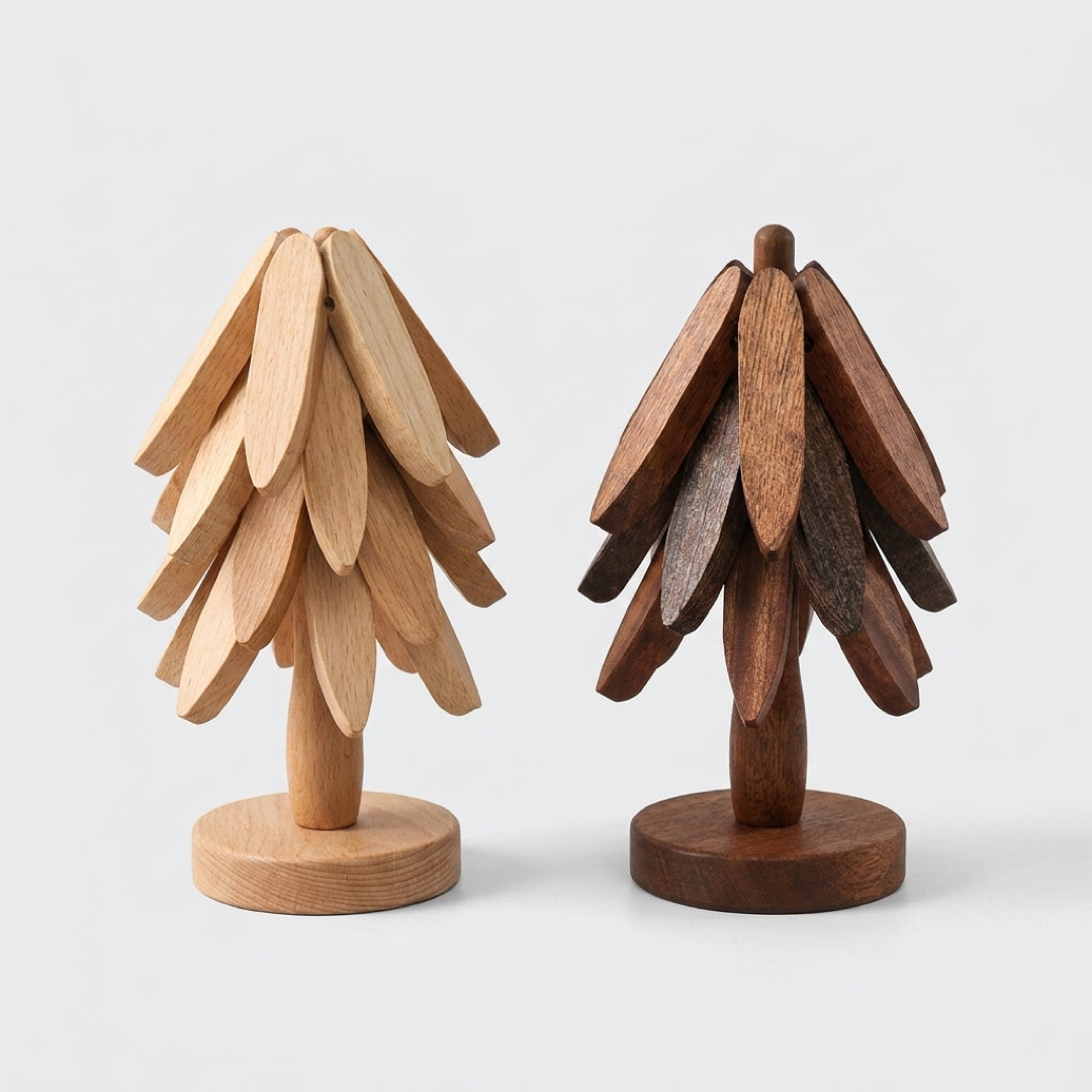 Wooden Trivet for Heat-Safe Surfaces