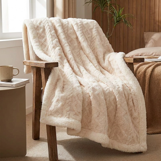 Lambswool Snuggle Blanket for Cozy Nights