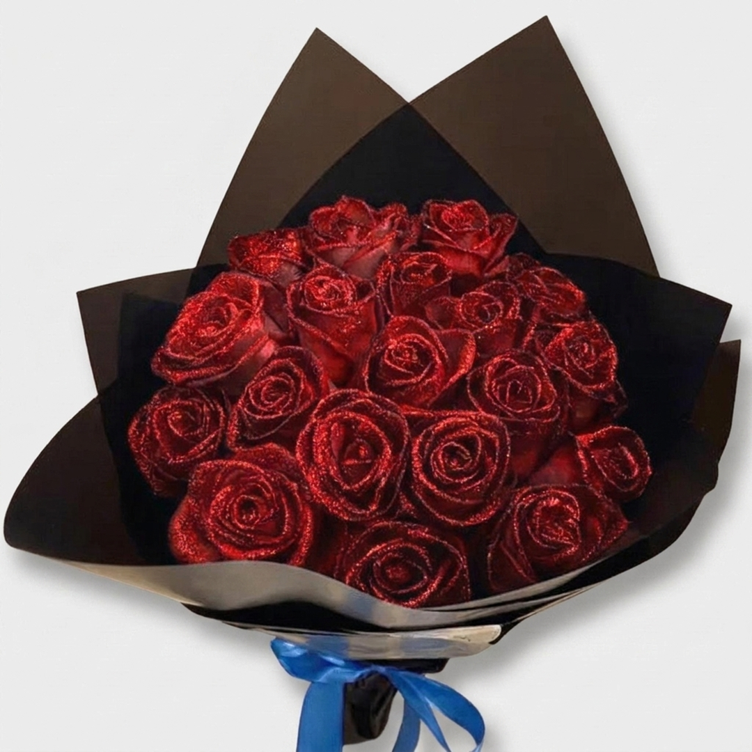 Glitter Rose for Effortless Romantic Decor
