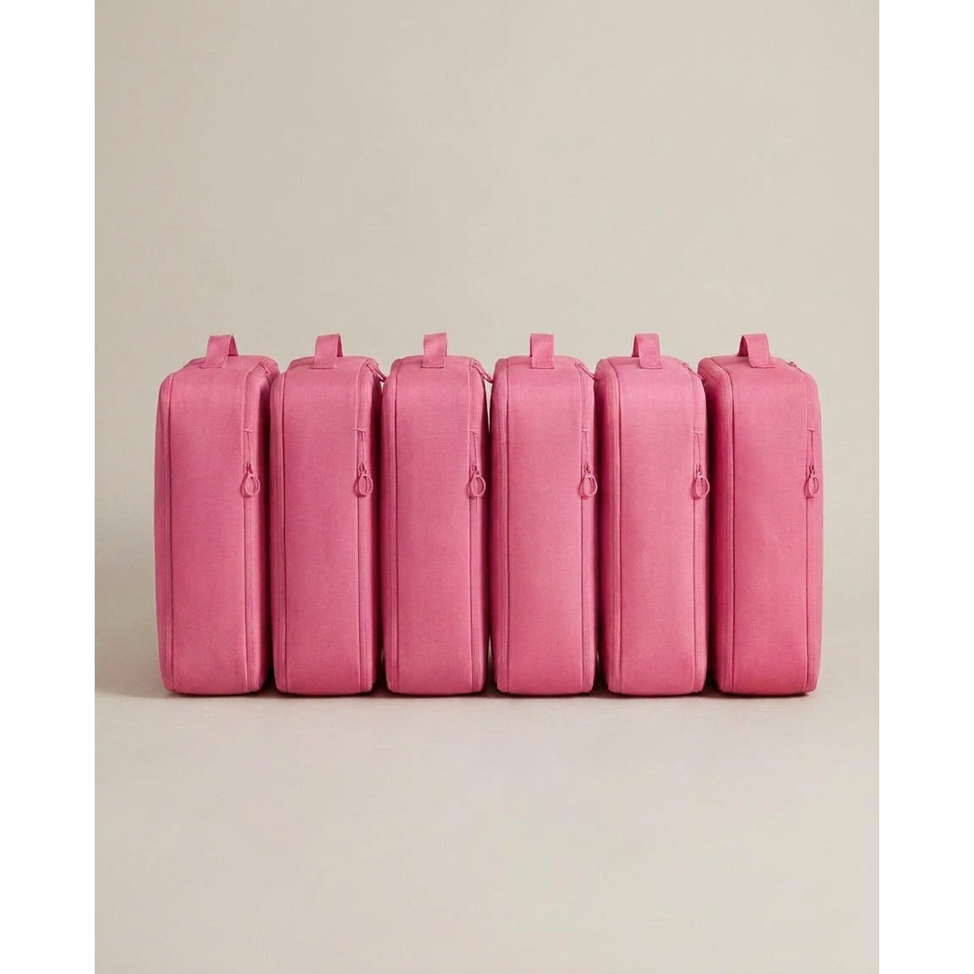 Space-Saving Compression Bags With Carry Handles