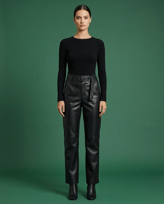 LISTINGOPT::pluxira::luxpant-women-s-sheepskin-leather-pants-with-clean-straight-leg-fit::01-front