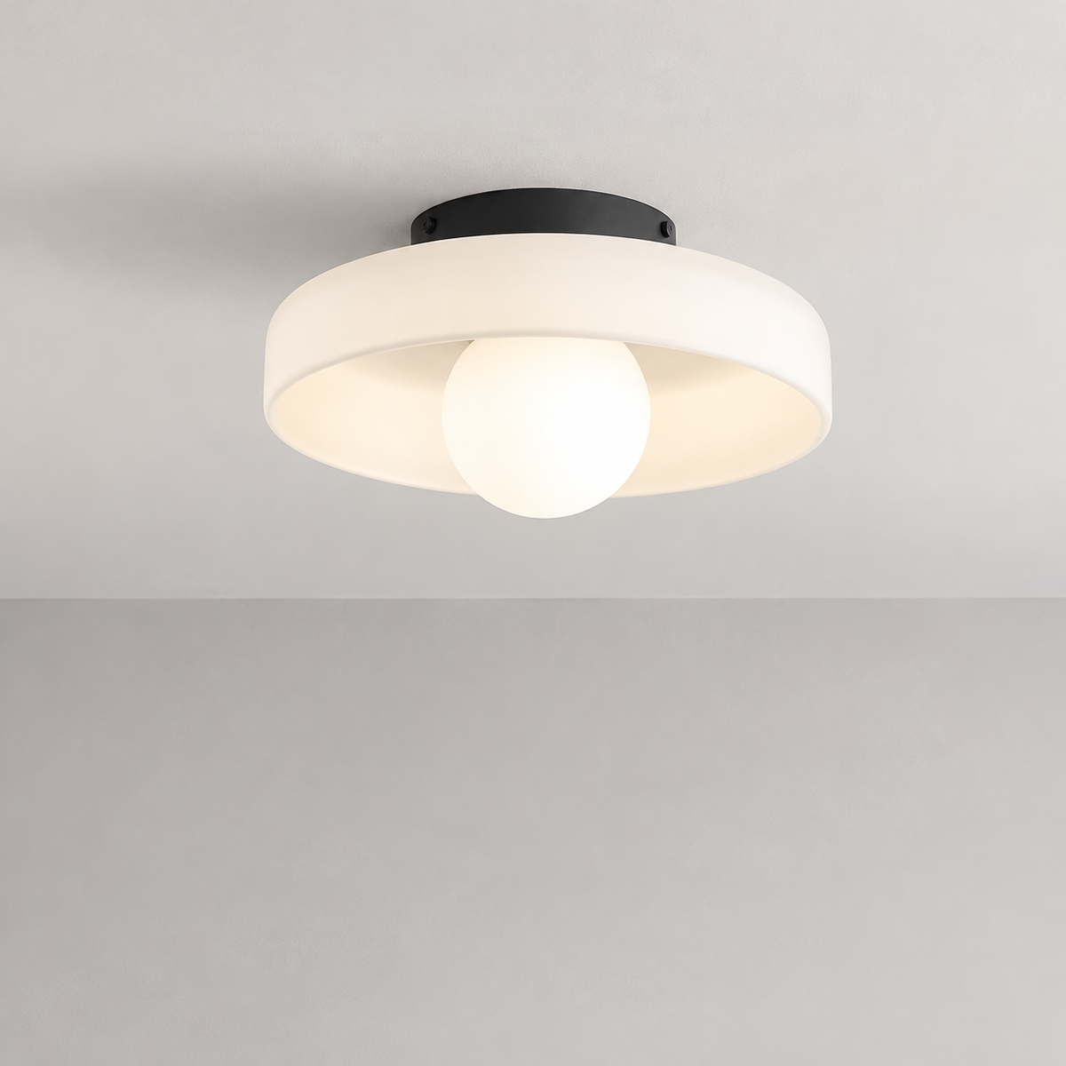 Nordic Glass Ceiling Light for Adjustable Ambiance