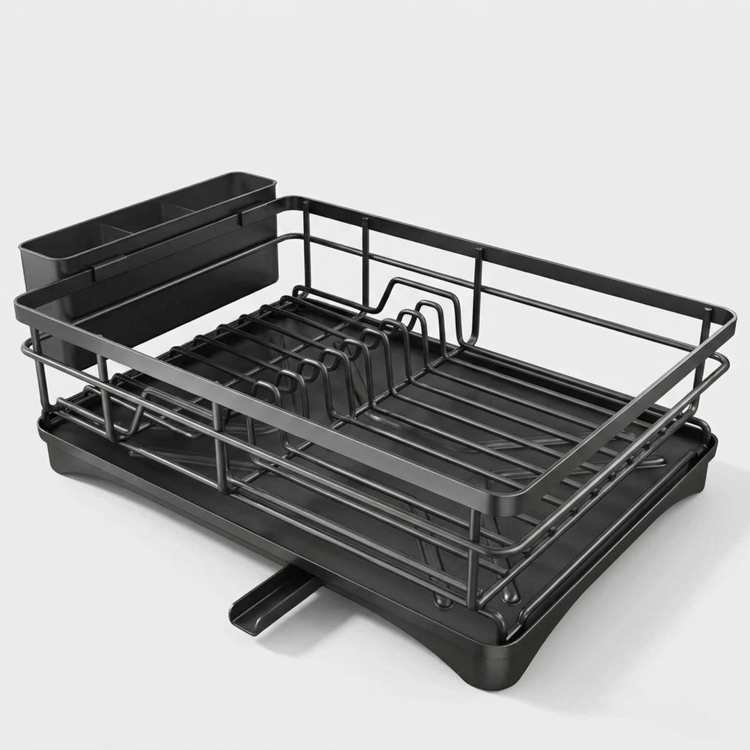 Spacious Dish Drying Rack for Drier Counters