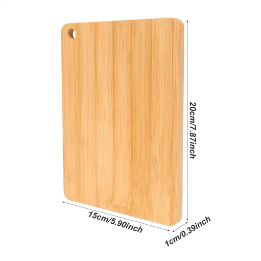 Double-Sided Wooden Prep Board for Safer Cooking