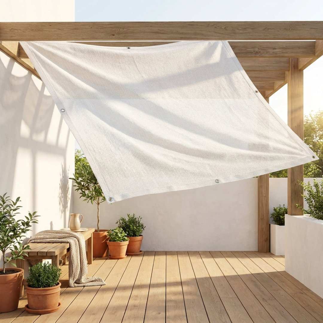 HDPE Sun Shade Net for Cooler Outdoor Spaces