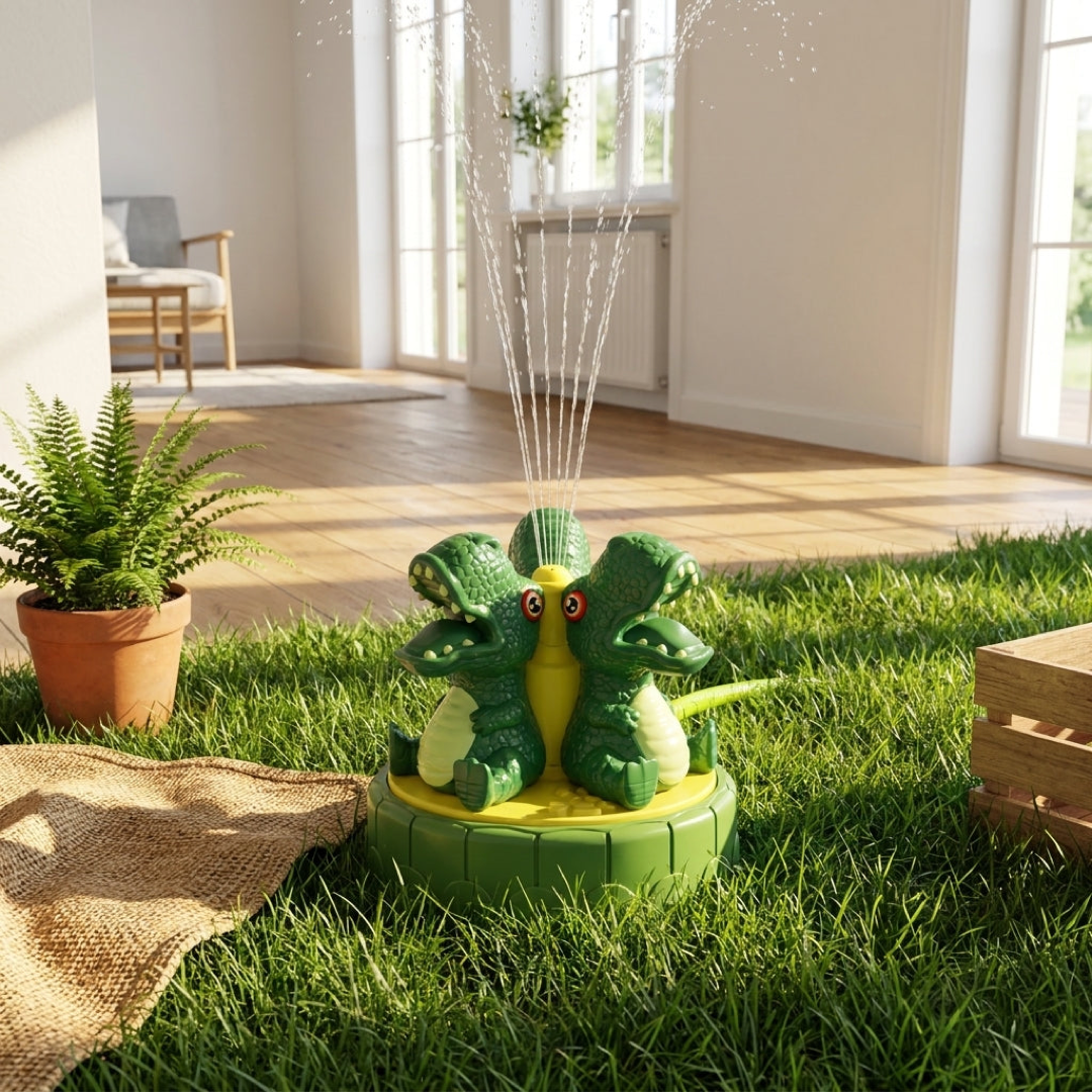 Kids’ Backyard Sprinkler for Cool Active Play