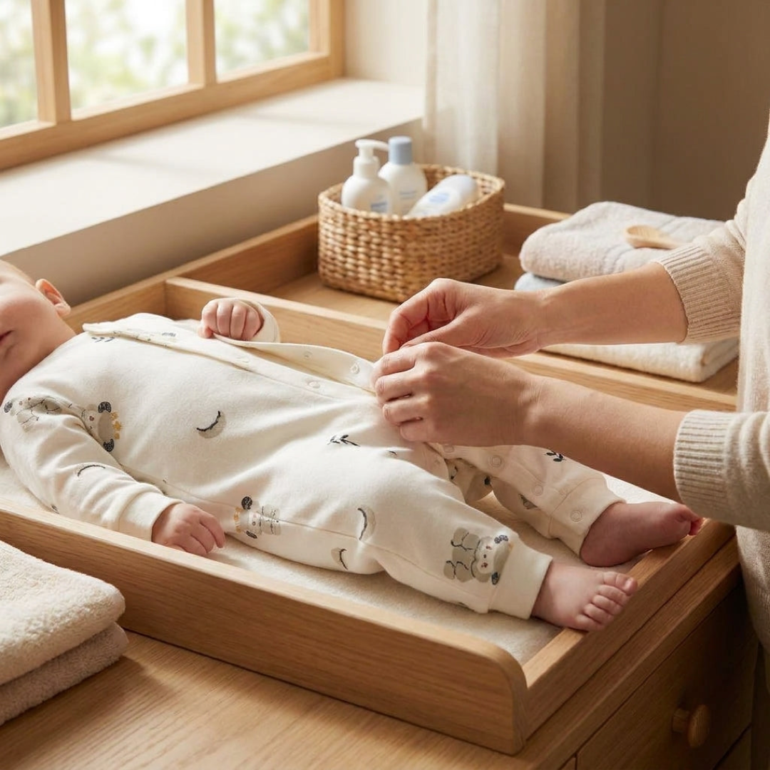 Organic Cotton Baby Romper for Sensitive Skin