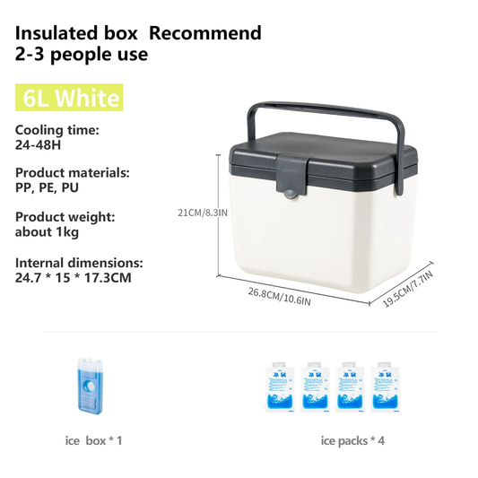 Rugged Cooler Box With 72-Hour Ice Retention