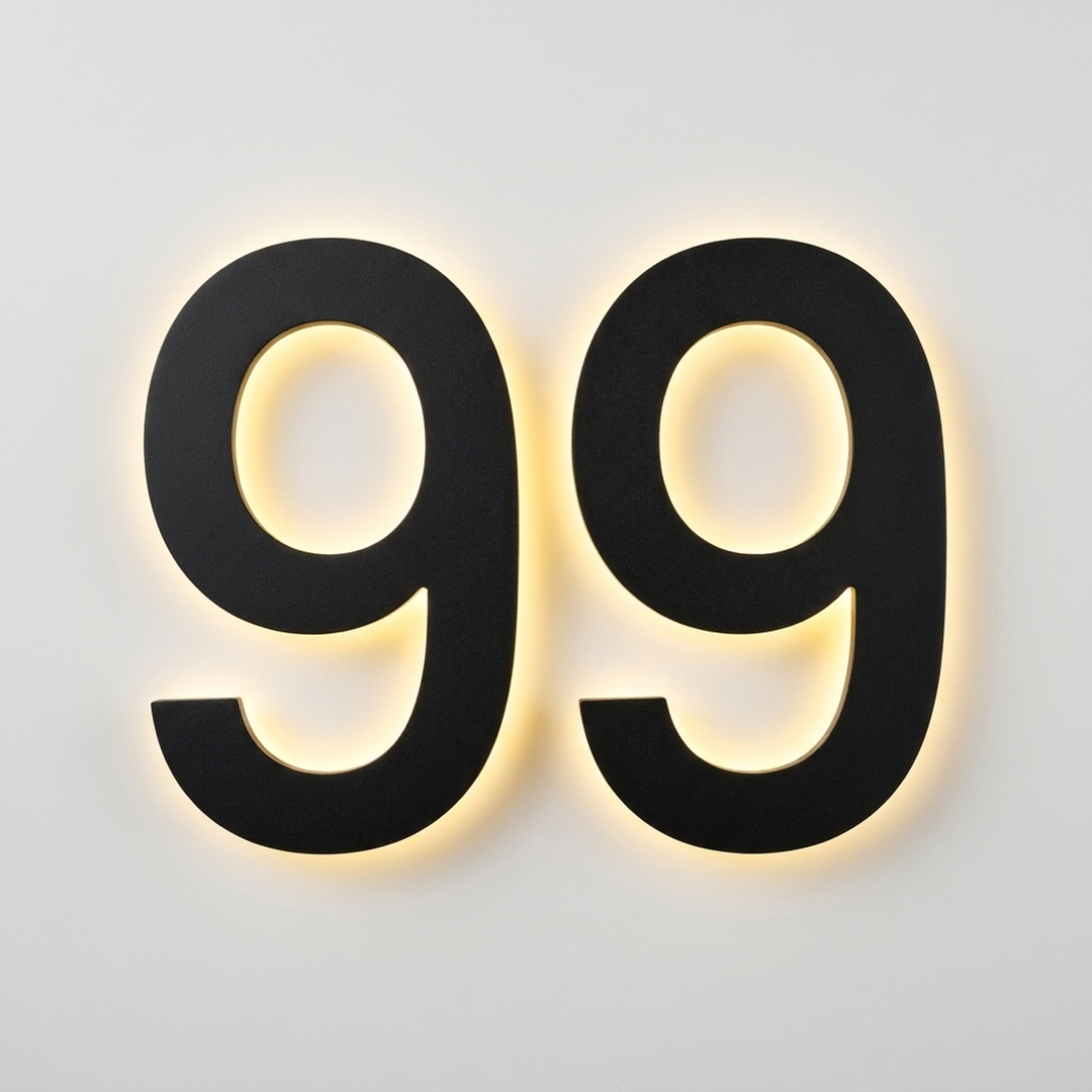 Personalized LED Address Numbers for Easy Visibility