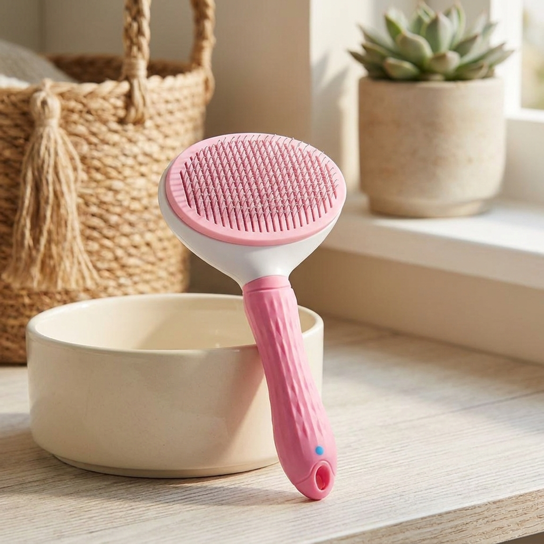 Silicone Cat Brush for Gentle Fur Removal
