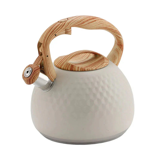 Stainless Steel Whistling Kettle With Cool Grip