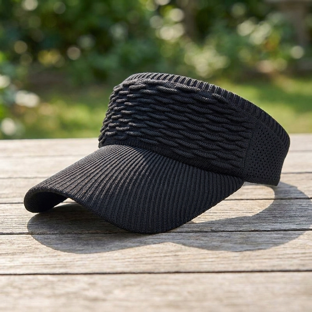 Airy Knit Sun Visor for Cool Shade