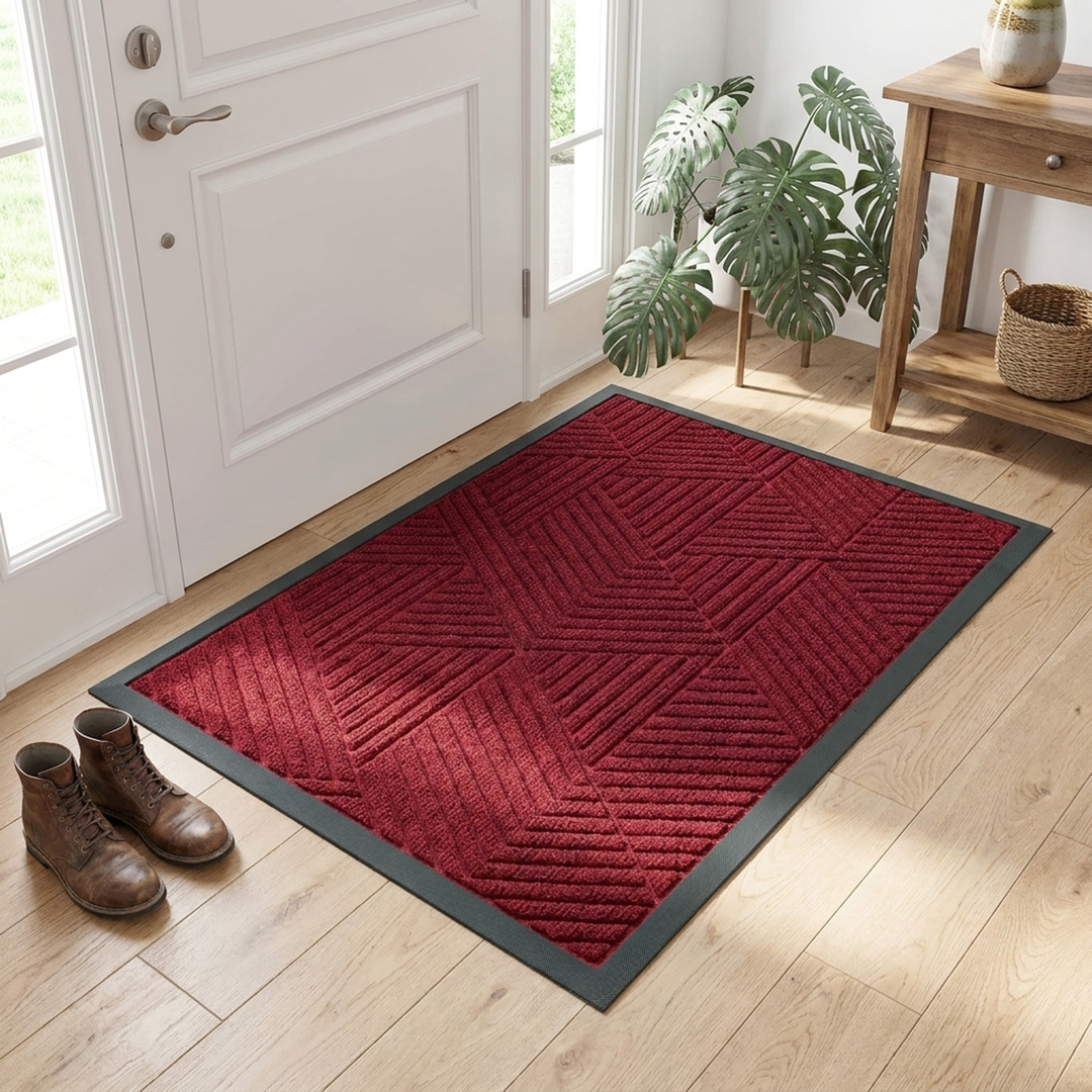 Low-Profile Absorbent Doormat for Drier Floors