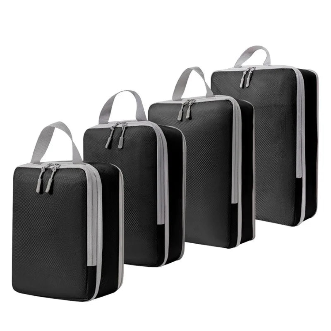 Space-Saving Travel Organizers – 4-Piece Set
