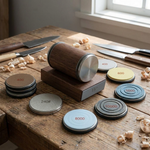 Wooden Rolling Knife Sharpener for Easy Blade Care