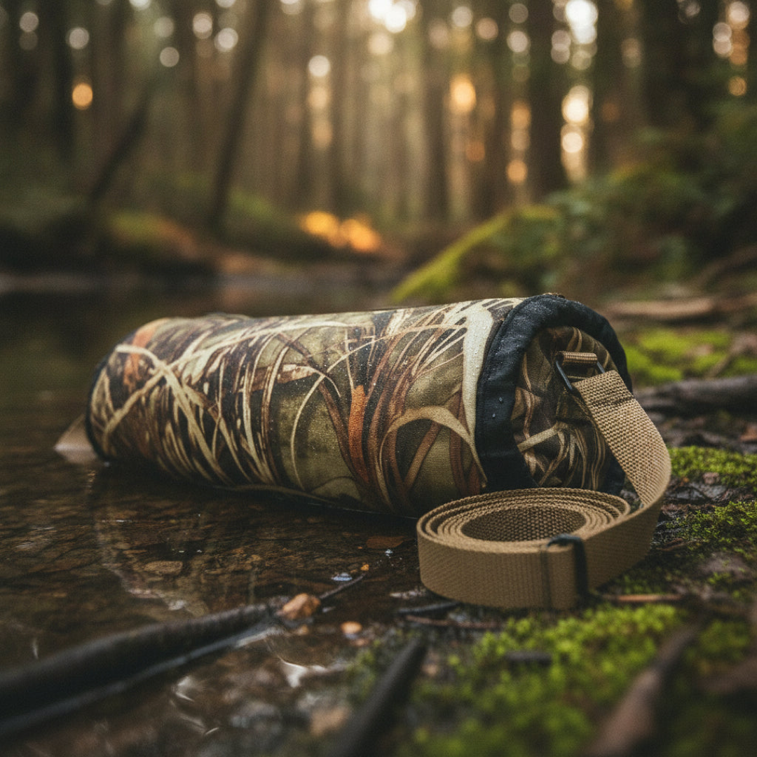 Camouflage Hand Muff for Cold-Weather Comfort