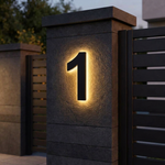 Personalized LED Address Numbers for Easy Visibility