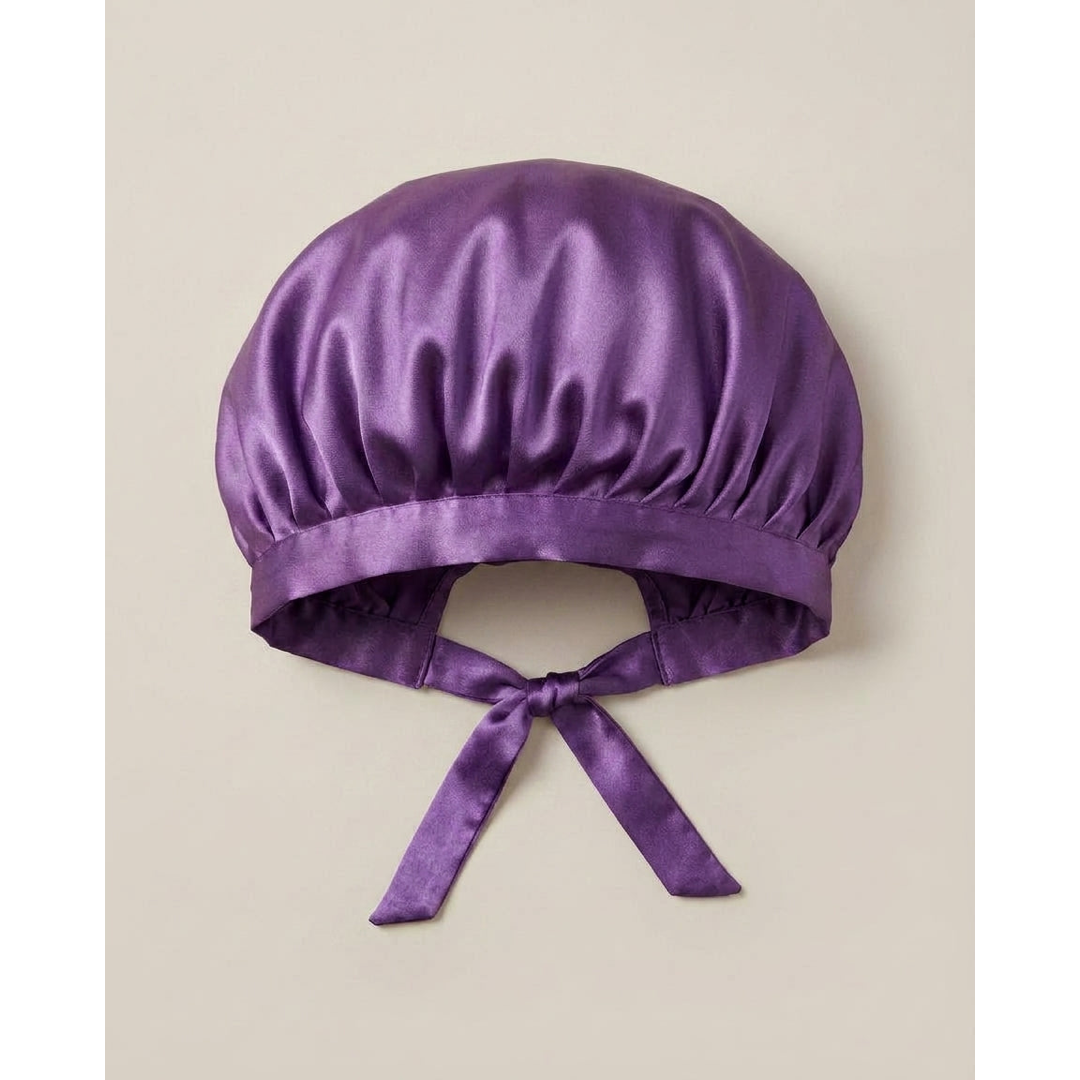 Adjustable Silk Sleep Bonnet for Healthier Hair