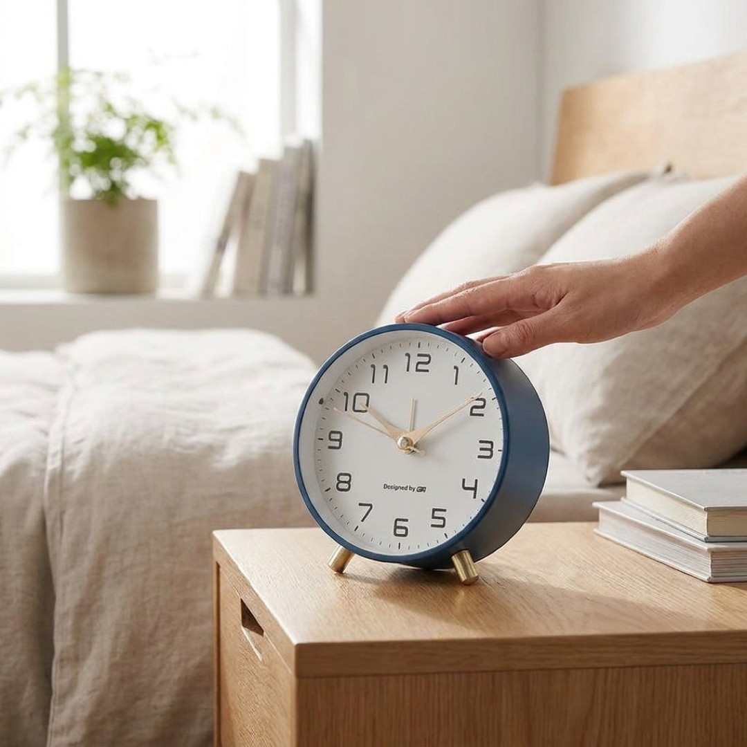 Nordic Silent Desk Clock for Peaceful Spaces