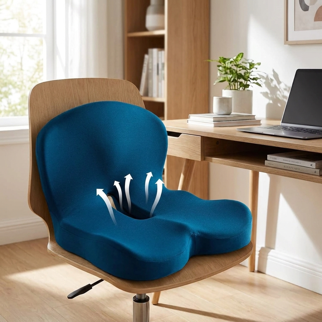 Contoured Memory Foam Support Pillow
