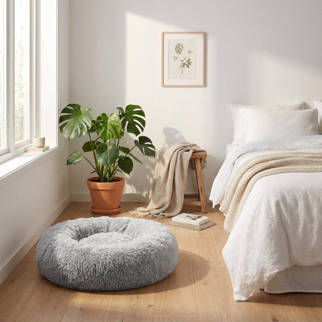 Plush Nest Pet Bed for Deeper Sleep