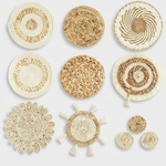 Rattan Wall Basket Gallery Set for Effortless Warmth
