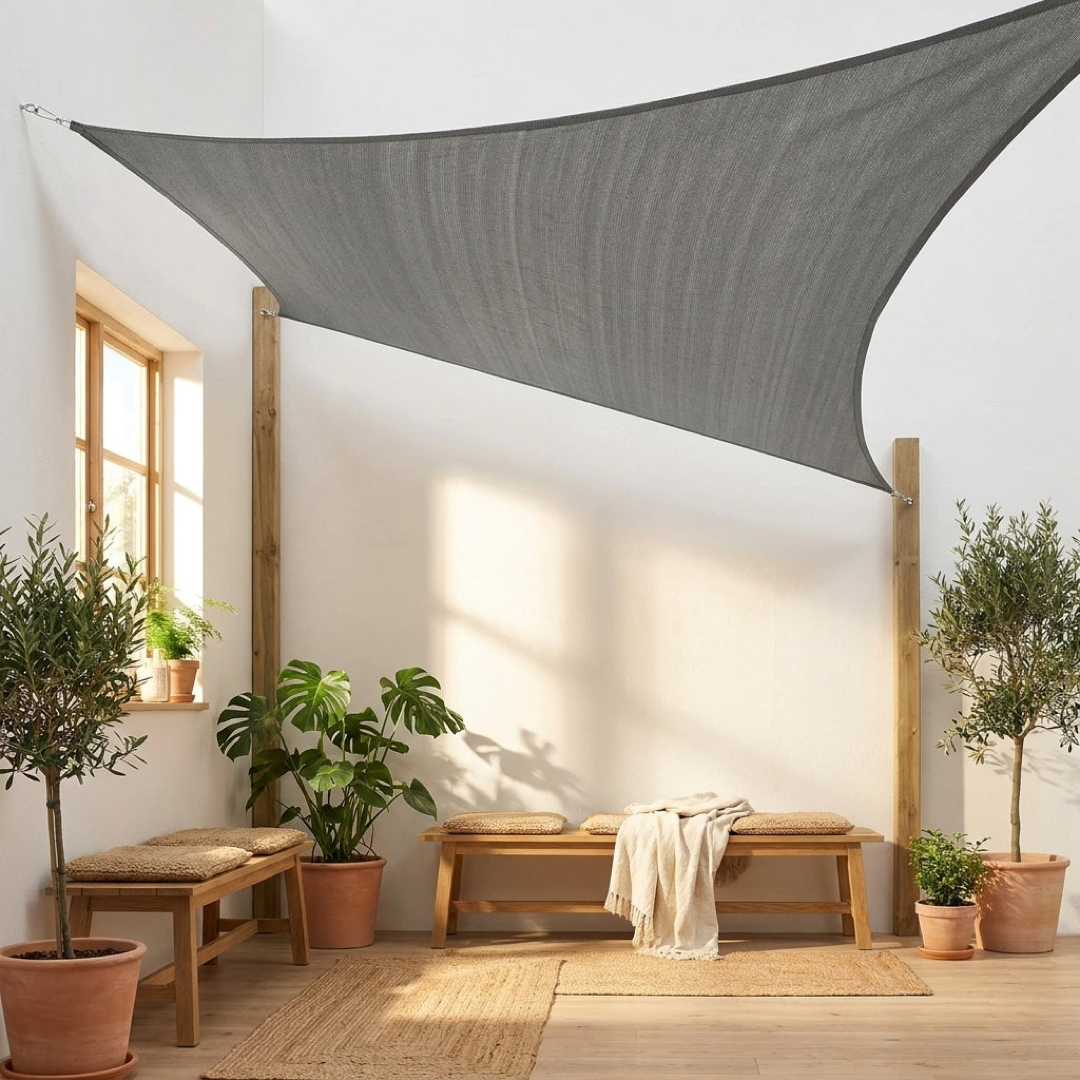 All-Weather Shade Sail for Cooler Outdoor Living