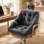 Contoured Memory Foam Seat Cushion with Velvet Cover