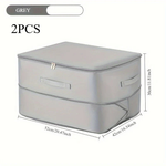 Self-Compressing Storage Bag for Clutter-Free Closets