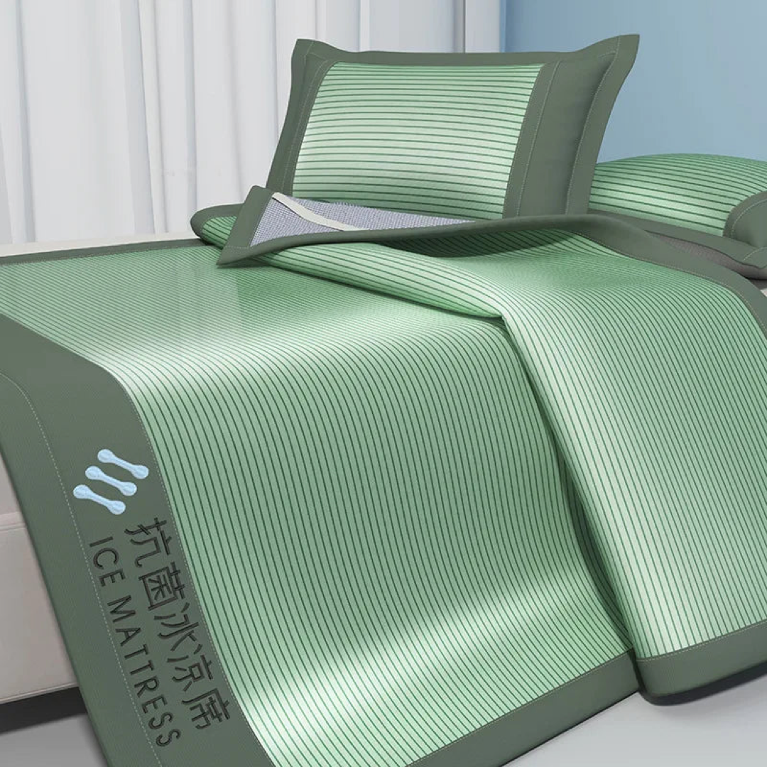Ice Silk Cooling Sheet Set for Restful Summer Sleep