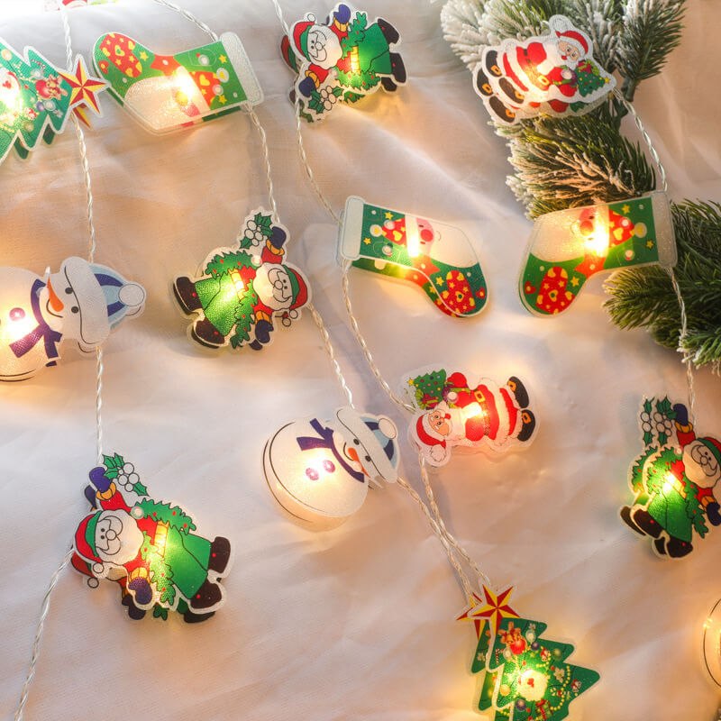 Christmas Table String Lights For Cozy Glow