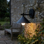 Industrial Outdoor Wall Light for a Welcoming Glow