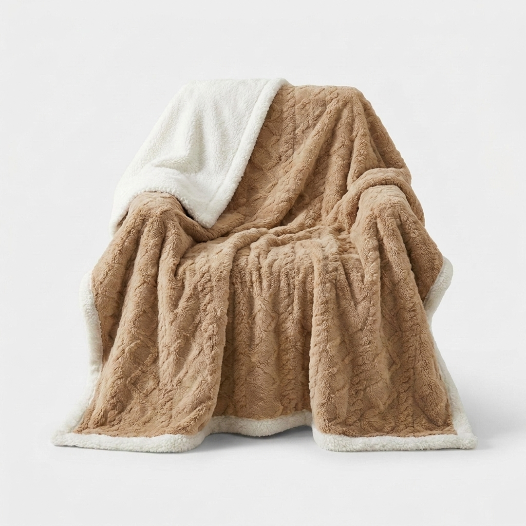 Lambswool Snuggle Blanket for Cozy Nights