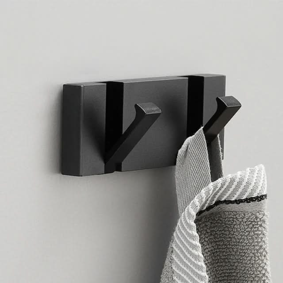 Flip-Down Wall Hook for Clutter-Free Storage