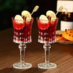 Engraved Crystal Goblet for Elegant Sipping