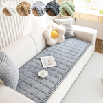 Plush Sofa Cover for Cozy, Slip-Free Protection