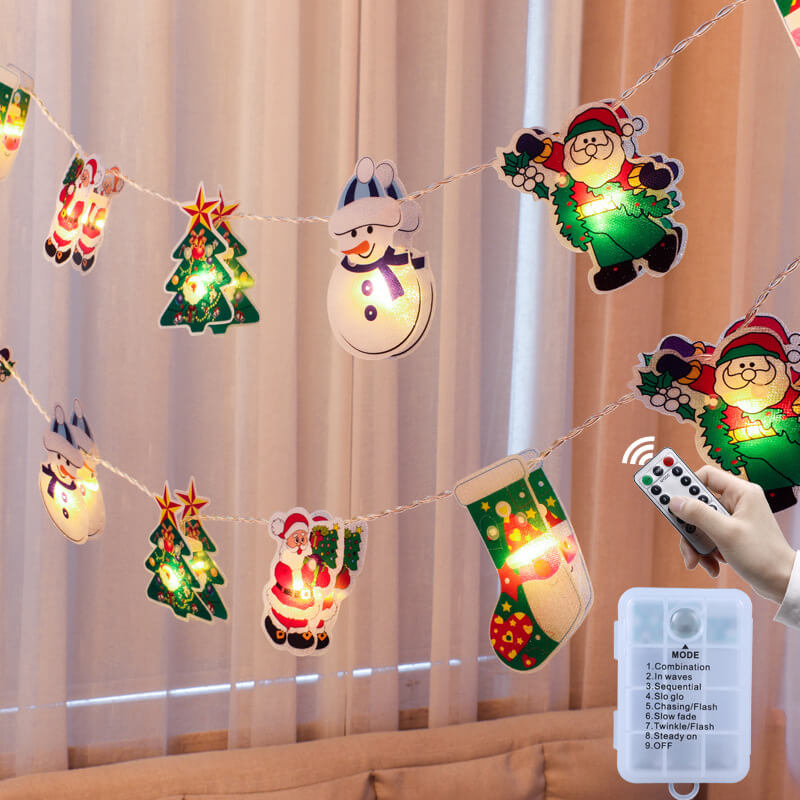 Christmas Table String Lights For Cozy Glow